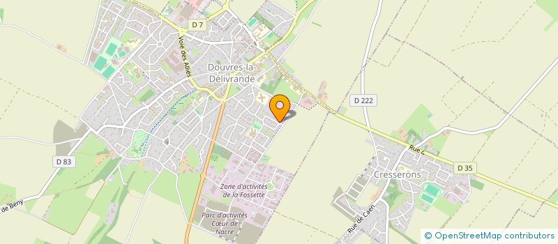 localisation de l'entreprise SCI DLD DOUVRES  DOUVRES-LA-DELIVRANDE