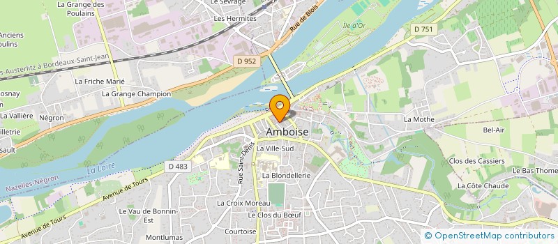 localisation de l'entreprise SCI DLDA  AMBOISE