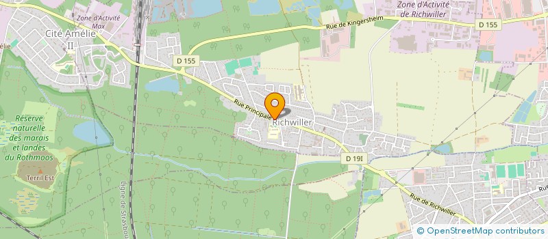 localisation de l'entreprise SCI DLE  RICHWILLER