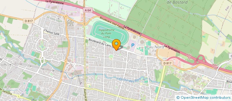 localisation de l'entreprise SCI DLEV à PAU