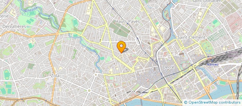 localisation de l'entreprise SCI DLF  NANTES