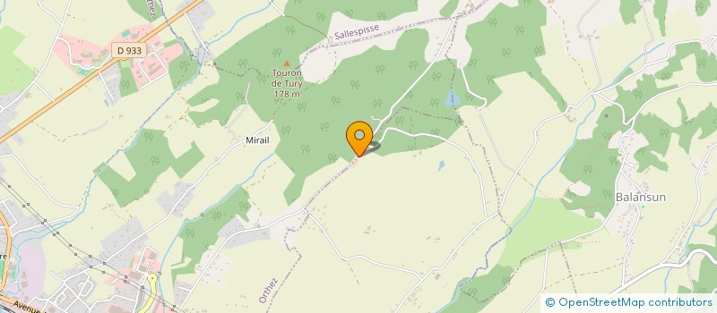 localisation de l'entreprise SCI DLF  ORTHEZ