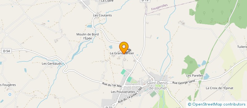 localisation de l'entreprise SCI DLG à SAINT-DENIS-DE-JOUHET