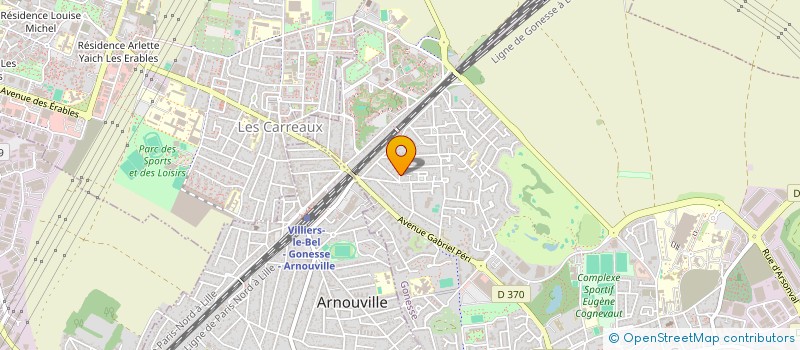 localisation de l'entreprise SCI DLGG  GONESSE