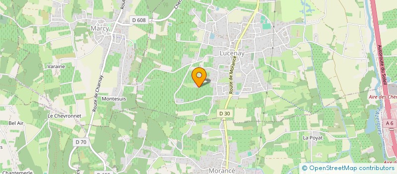 localisation de l'entreprise SCI DLJ IMMO  LUCENAY