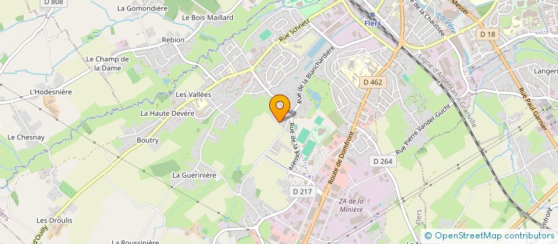 localisation de l'entreprise SCI DLJL à FLERS