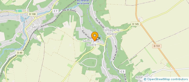 localisation de l'entreprise SCI DLJM  SAINT-CYR-LA-RIVIERE