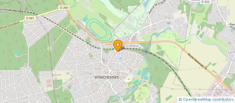 localisation de l'entreprise SCI DLJR  VILLECRESNES