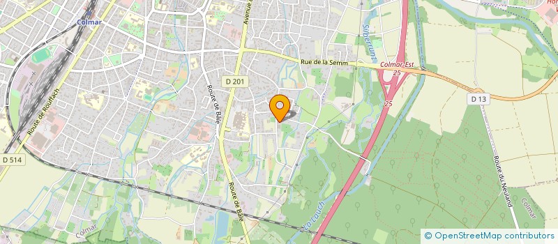 localisation de l'entreprise SCI DLK  COLMAR