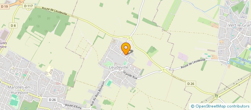 localisation de l'entreprise SCI DLL à LEUDEVILLE