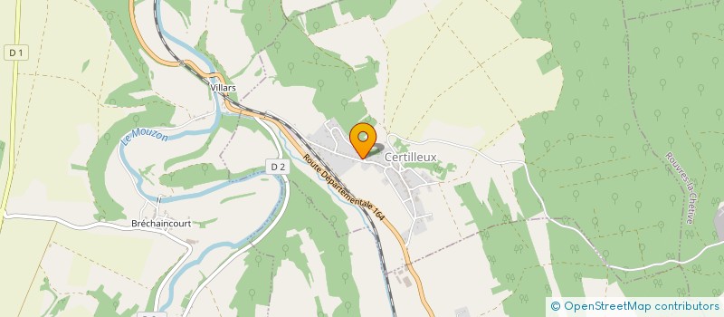 localisation de l'entreprise SCI DLM  CERTILLEUX