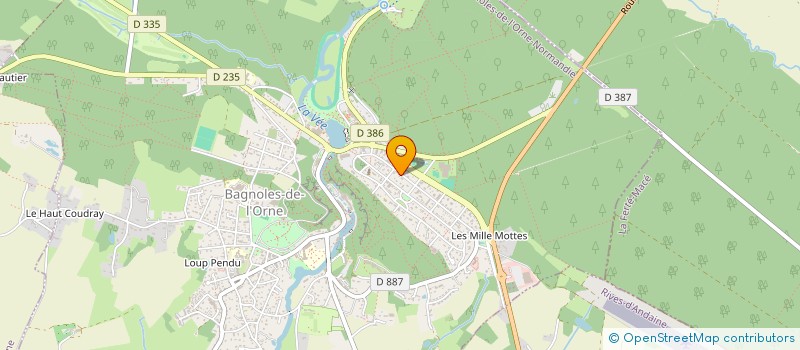 localisation de l'entreprise SCI DLM à BAGNOLES-DE-L'ORNE-NORMANDIE
