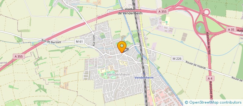 localisation de l'entreprise SCI DLM  VENDENHEIM