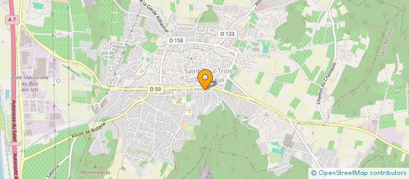 localisation de l'entreprise SCI DLM  SAINT-PAUL-TROIS-CHATEAUX