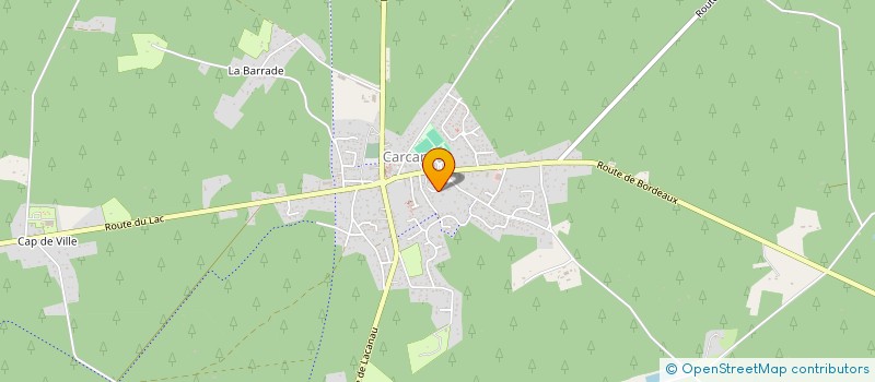 localisation de l'entreprise SCI DLMAPI  CARCANS