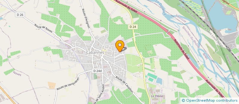 localisation de l'entreprise SCI DLMJM  CABANNES