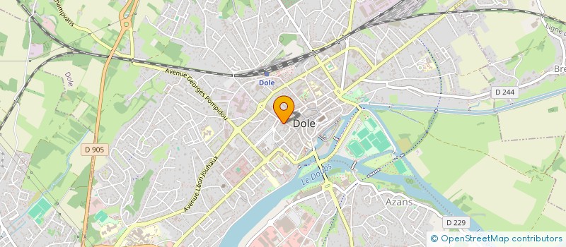 localisation de l'entreprise SCI DLN IMMO à DOLE