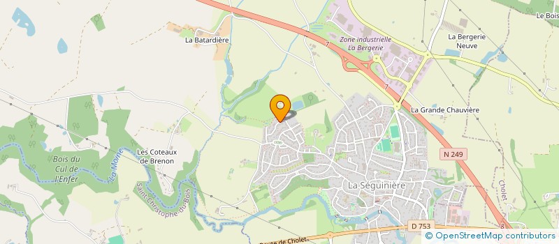 localisation de l'entreprise SCI DLP  LA SEGUINIERE