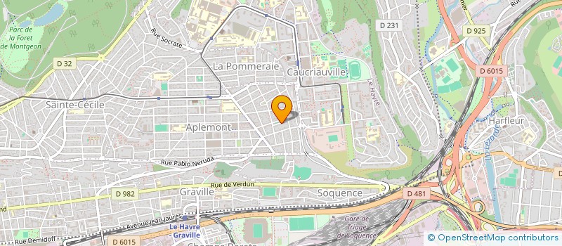 localisation de l'entreprise SCI DLP LOCATION à LE HAVRE