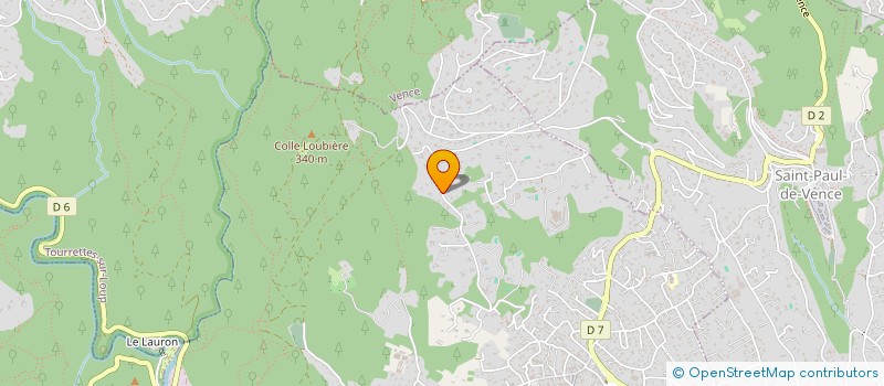 localisation de l'entreprise SCI DLS YERRES  LA COLLE-SUR-LOUP