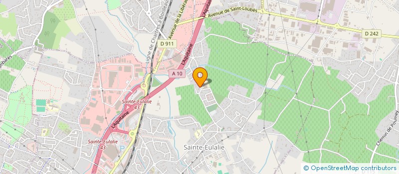 localisation de l'entreprise SCI DLSR à SAINTE-EULALIE