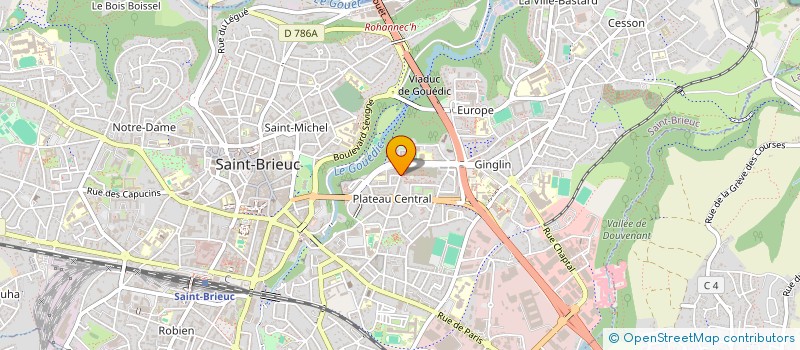 localisation de l'entreprise SCI DLV à SAINT-BRIEUC