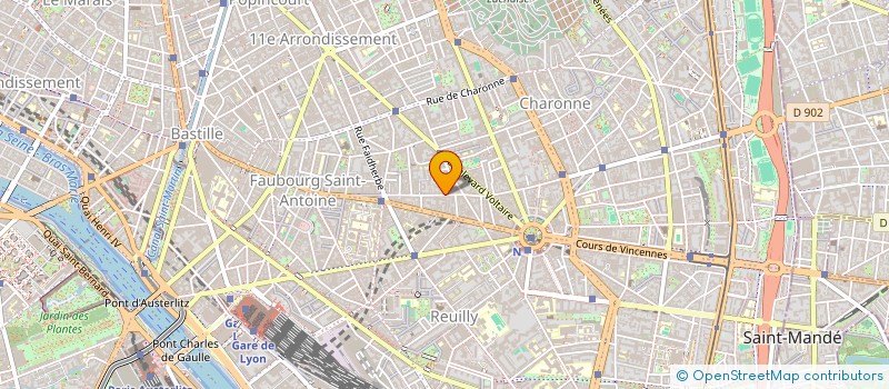 localisation de l'entreprise SCI DLVV  PARIS