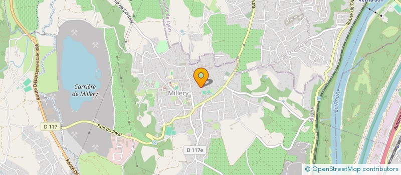 localisation de l'entreprise SCI DLW  MILLERY