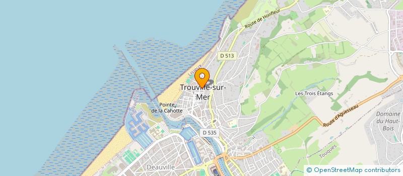 localisation de l'entreprise SCI DM à TROUVILLE-SUR-MER