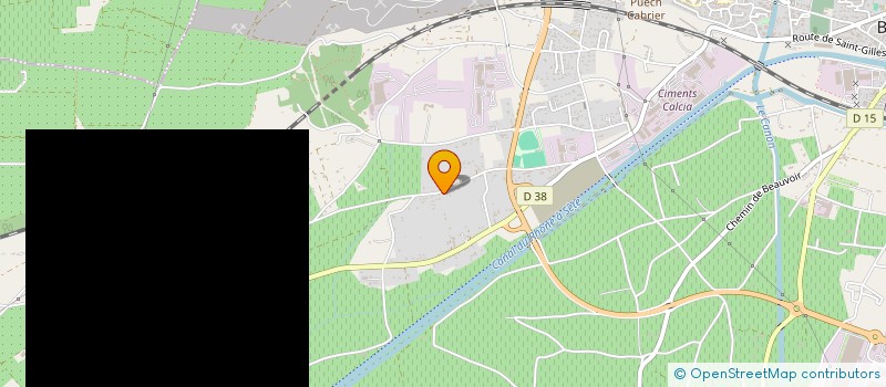 localisation de l'entreprise SCI DM  BEAUCAIRE