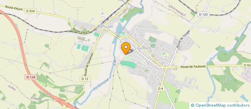 localisation de l'entreprise SCI DM  GIMONT