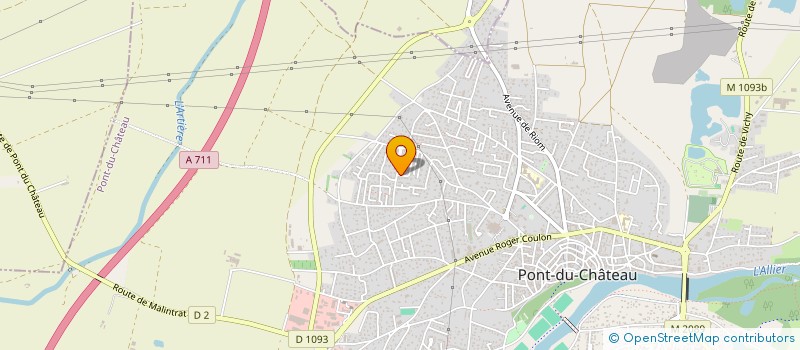 localisation de l'entreprise SCI DM  PONT-DU-CHATEAU