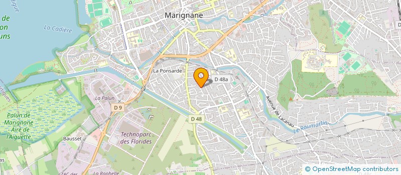localisation de l'entreprise SCI DM  MARIGNANE