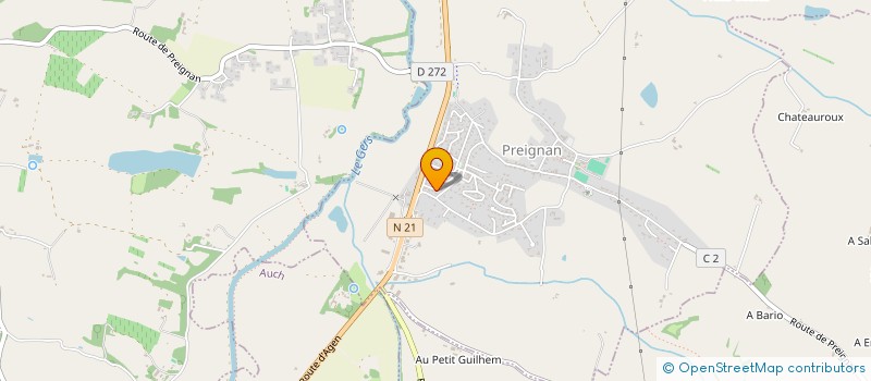 localisation de l'entreprise SCI DM DE ZAY  PREIGNAN