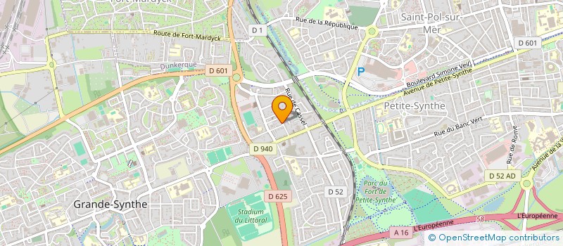 localisation de l'entreprise SCI DM DU PONT DE SPYCKER à DUNKERQUE