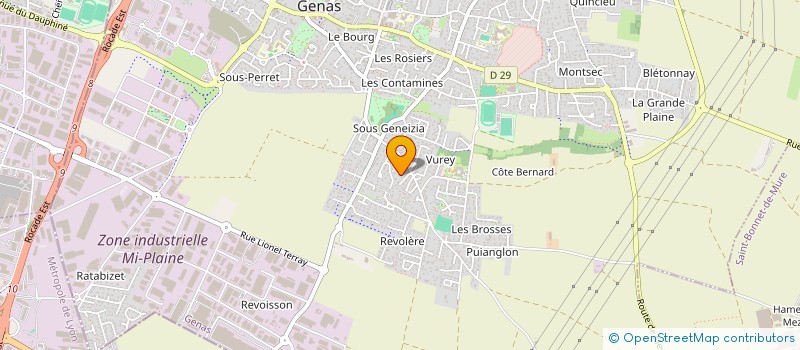 localisation de l'entreprise SCI DM FAMILY  GENAS