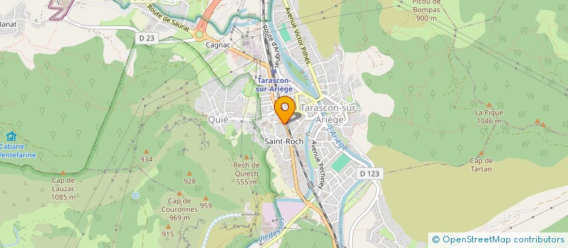 localisation de l'entreprise SCI DM IMMO 09 à TARASCON-SUR-ARIEGE