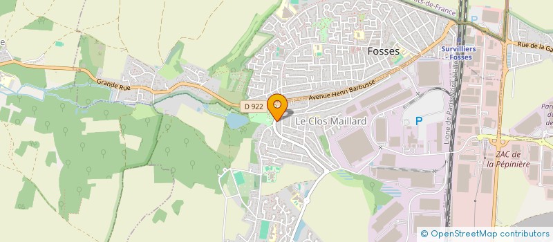 localisation de l'entreprise SCI DM IMMO  MARLY-LA-VILLE