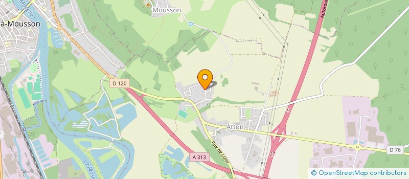 localisation de l'entreprise SCI DM IMMO  ATTON