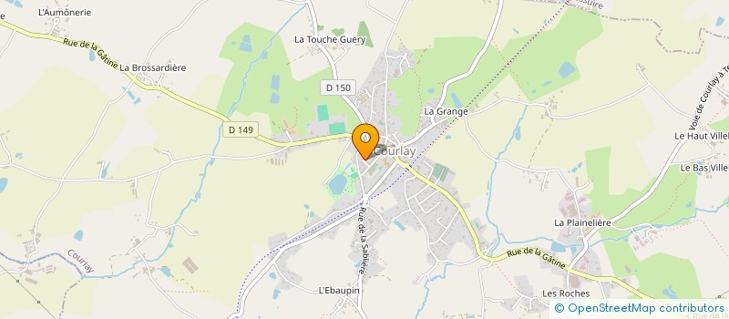 localisation de l'entreprise SCI DM INVEST  COURLAY