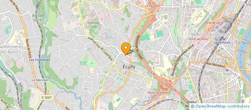 localisation de l'entreprise SCI DM MOCOTTE  ECULLY