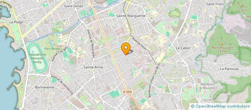 localisation de l'entreprise SCI DM SARADA INVEST à MARSEILLE