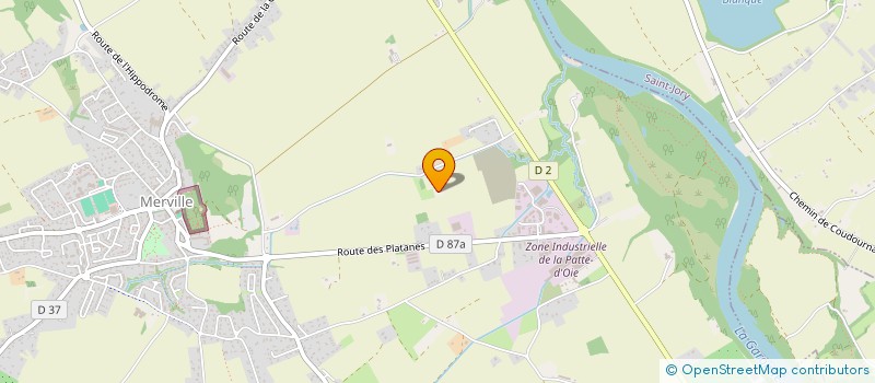 localisation de l'entreprise SCI DM TERRE  MERVILLE