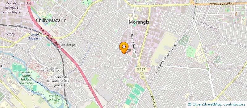 localisation de l'entreprise SCI DM2J à MORANGIS