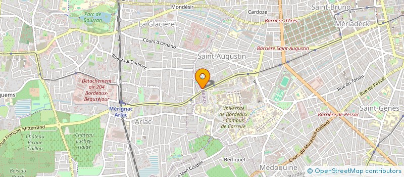 localisation de l'entreprise SCI DMA  BORDEAUX