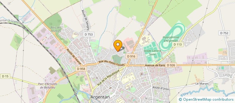localisation de l'entreprise SCI DMB à ARGENTAN