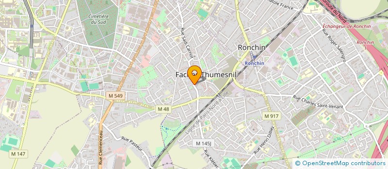 localisation de l'entreprise SCI DMBK à FACHES-THUMESNIL