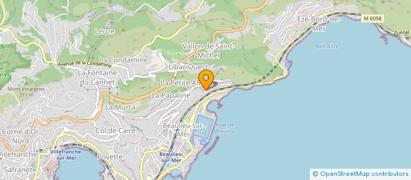 localisation de l'entreprise SCI DMC à BEAULIEU-SUR-MER