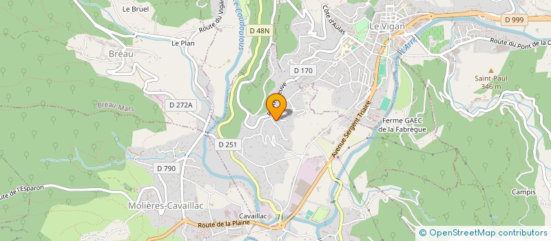 localisation de l'entreprise SCI DMC  AVEZE