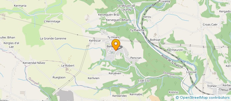 localisation de l'entreprise SCI DMCS  GUENGAT